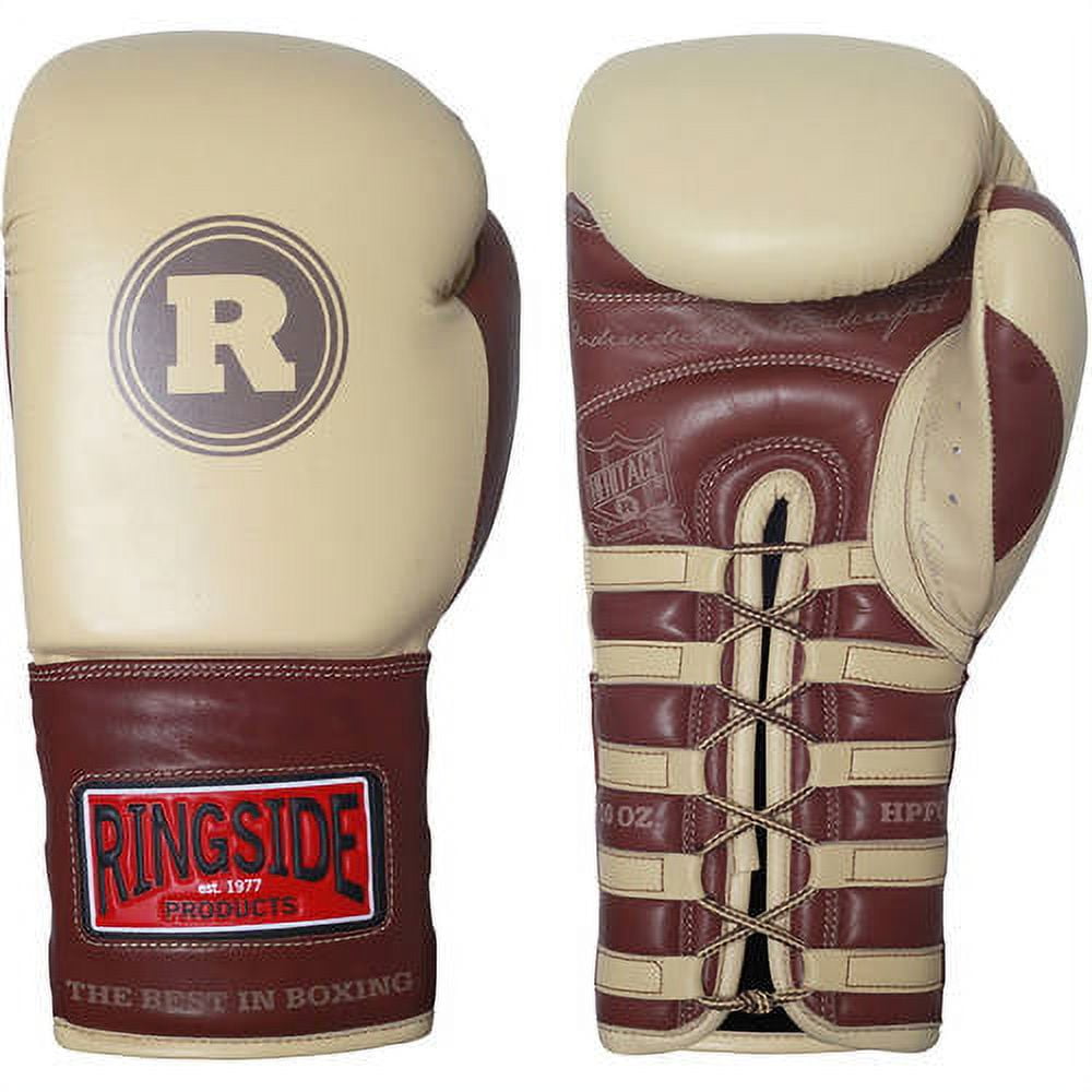 Ringside Heritage Pro Fight Gloves 10 oz Cream