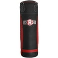 thumbnail image 1 of Ringside Large Leather Heavy Bag, Soft-Filled Punching Bag for Boxing, MMA, Includes Chain and Swivel, 16" x 48", 100 lbs, 1 of 2