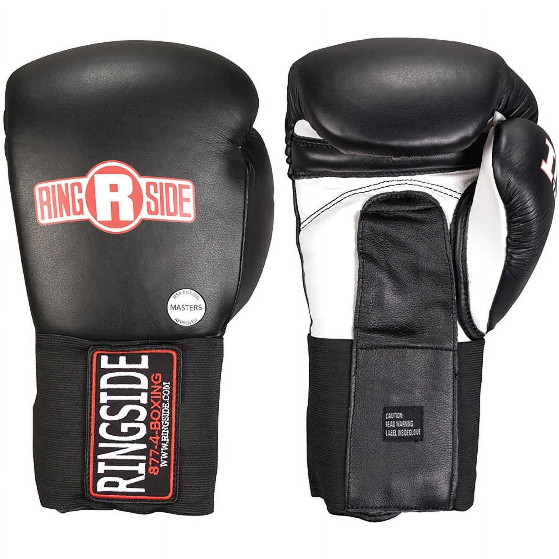 Ringside Competition Safety Gloves Hook & Loop, Red, 10 oz
