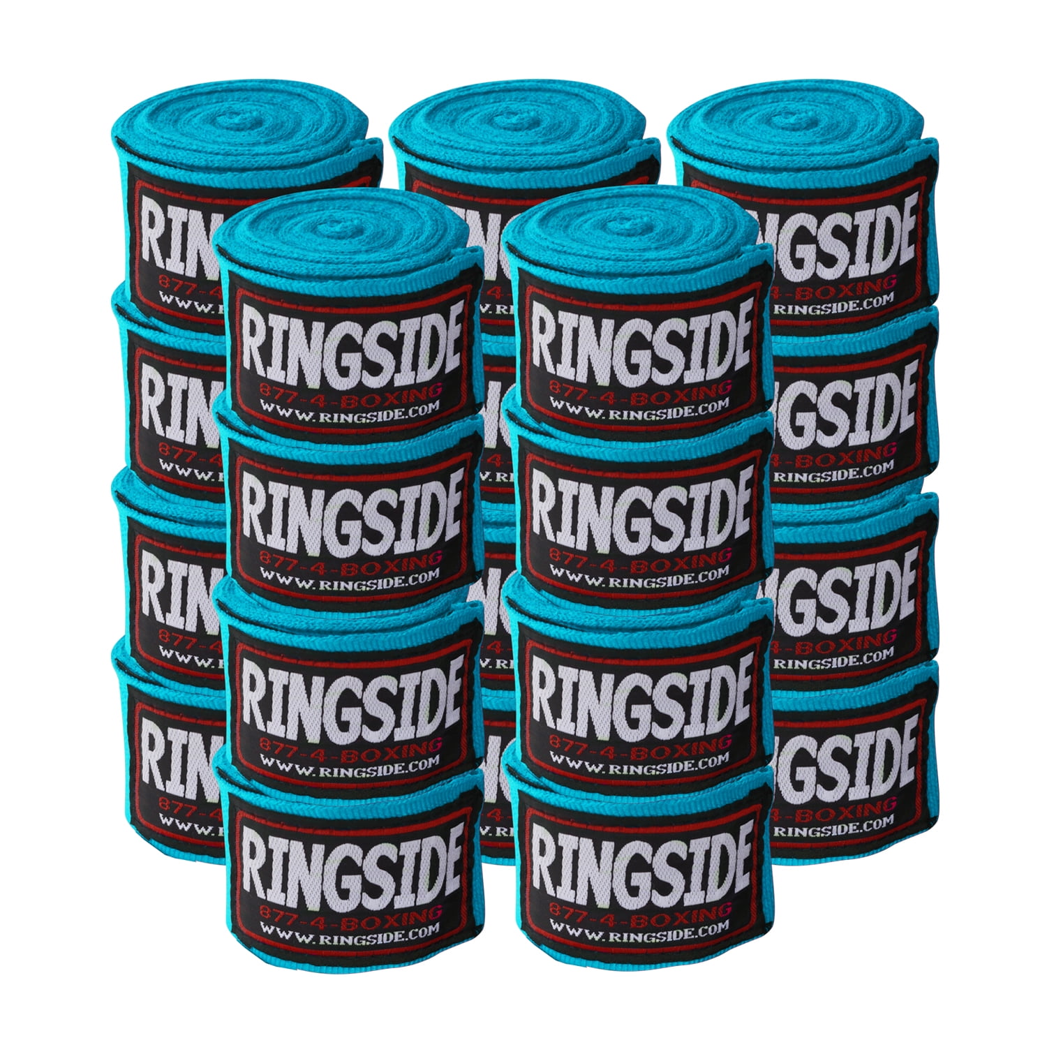 Ringside MexicanStyle Boxing Hand Wraps 180" 10 Pack Electric Blue