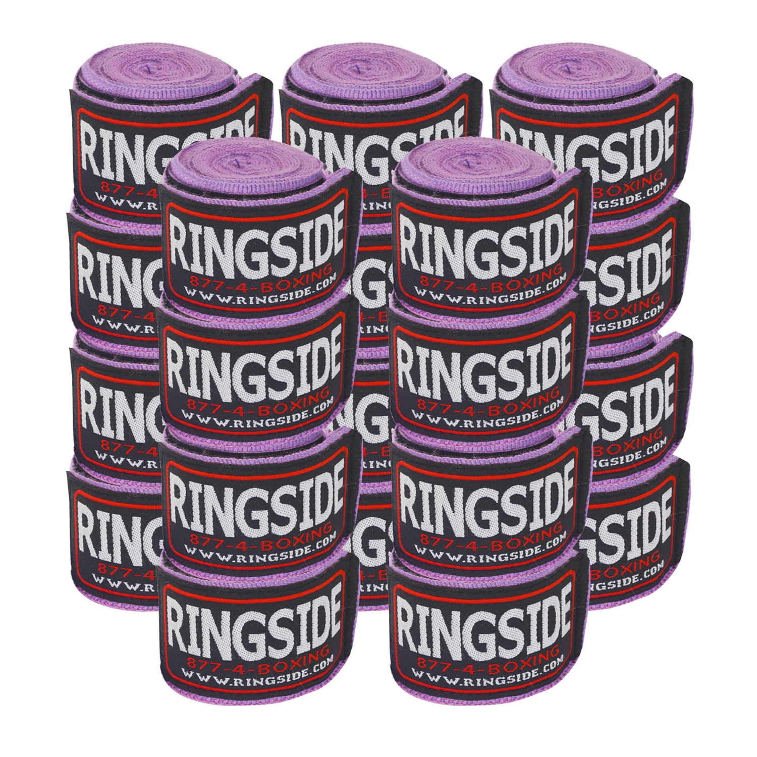 Bandages De Boxe Style Mexicain Ringside – Coton élastique, 457 Cm, Boucle Pouce Et Velcro
