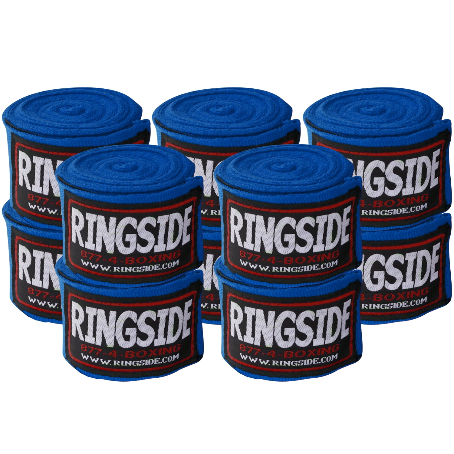 Ringside MexicanStyle Boxing Hand Wraps 180" 5 Pack, Blue
