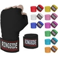 thumbnail image 1 of Ringside Mexican-Style Boxing Handwraps - Elastic Cotton, Thumb Loop, Hook & Loop Closure, Machine Washable - Black, 1 Pack, 1 of 4