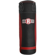 Ringside Large Leather Heavy Bag, Soft-Filled Punching Bag for Boxing, MMA, Includes Chain and Swivel, 16 x 48, 200 lbs