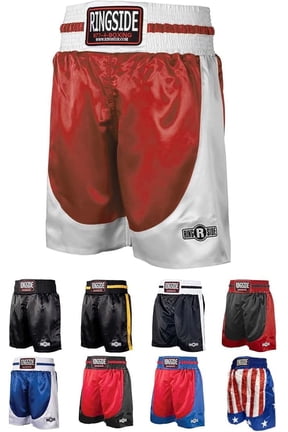 Pro-Style Boxing Trunks, Satin Shorts for Men and Women, Ideal for Boxing, MMA, Muay Thai