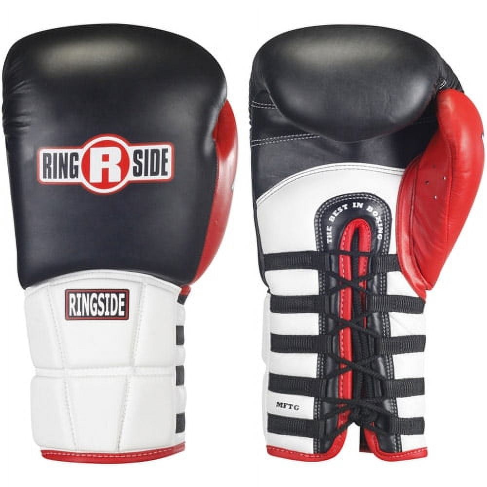 Ringside Pro Style IMF Tech™ Training Gloves 16 oz Black / White / Red