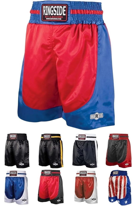 Pro-Style Boxing Trunks, Satin Shorts for Men and Women, Ideal for Boxing, MMA, Muay Thai