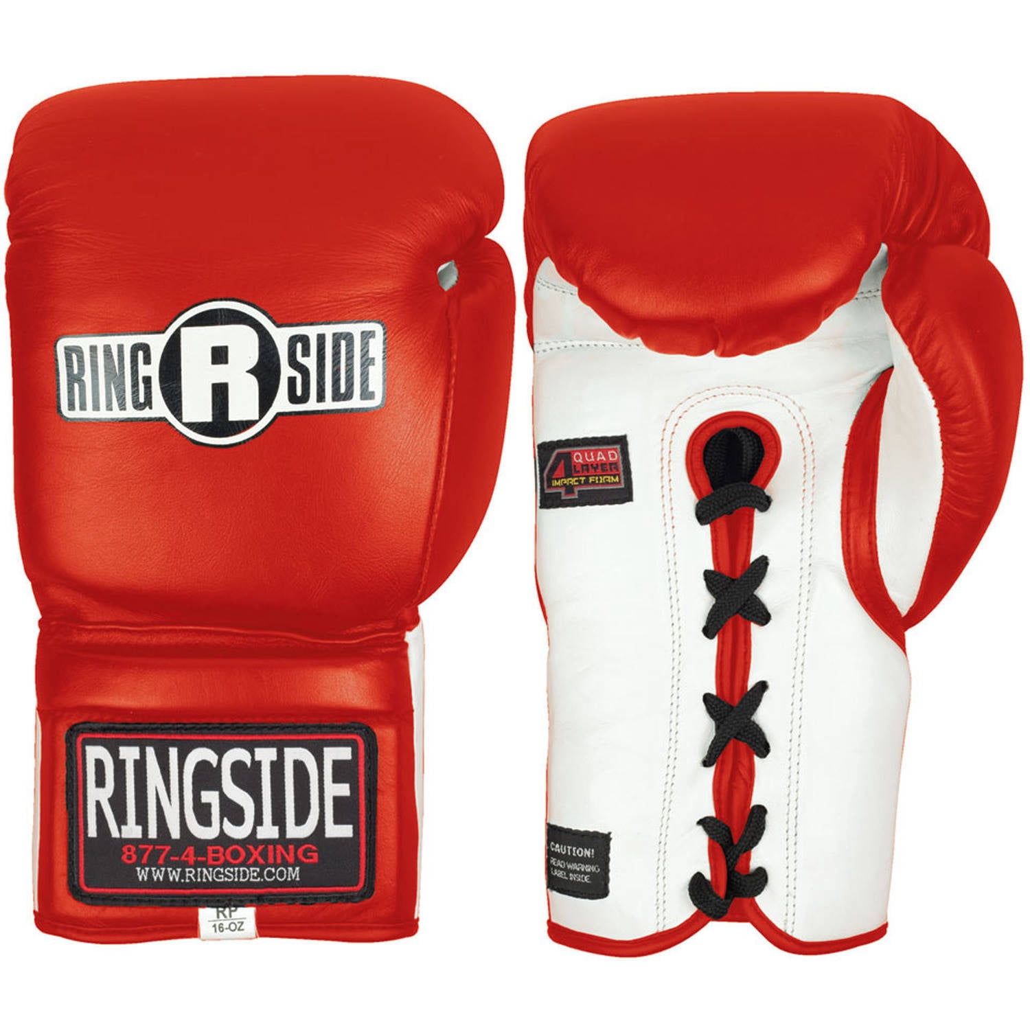 Ringside Safety Training Gloves, Lace-up