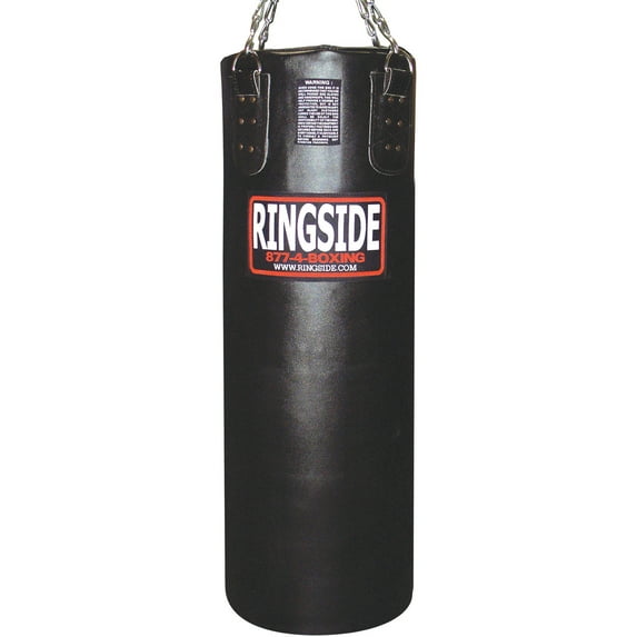 Ringside Unfilled Leather Heavy Bag Black