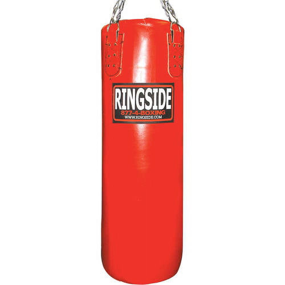 Ringside Unfilled Leather Heavy Bag Red