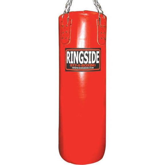 Ringside Unfilled Leather Heavy Bag Red