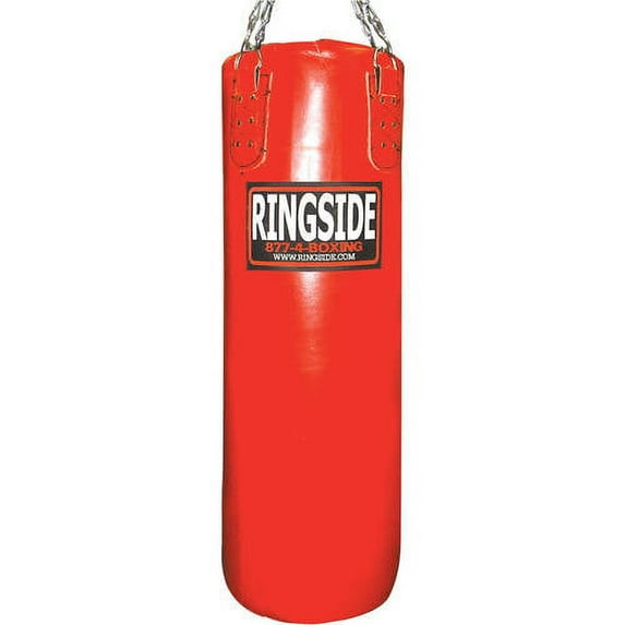 Ringside Unfilled Leather Heavy Bag Red