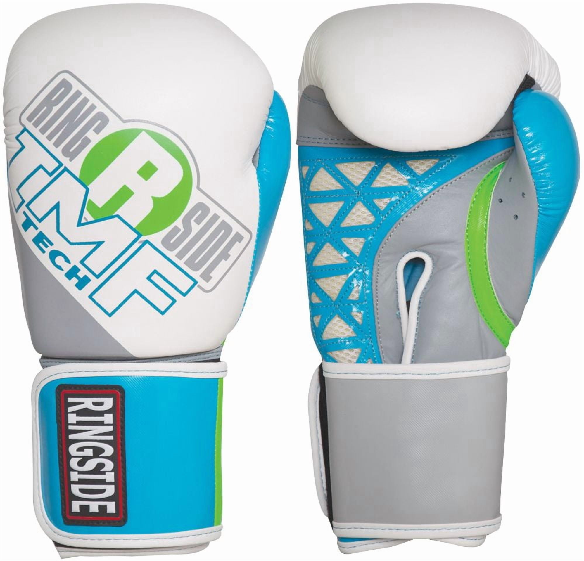 Ringside Women's Cut IMF Tech? Sparring Gloves 10 oz Light Blue / White