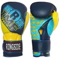 thumbnail image 1 of Ringside Youth IMF Tech? Sparring Gloves 12 oz Navy Blue / Yellow, 1 of 4