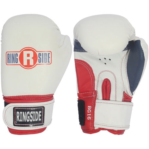 Ringside Youth Pro Style Training Gloves, White