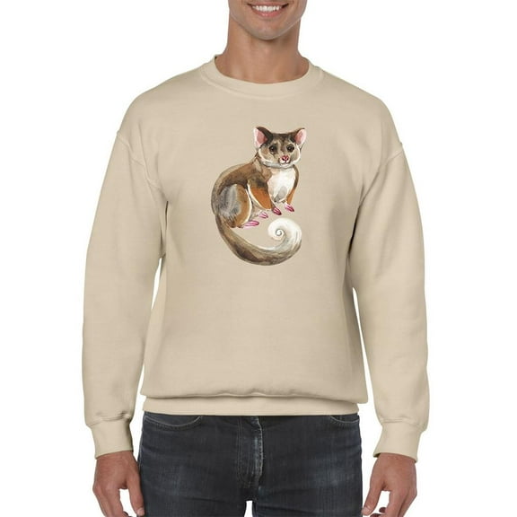 Ringtail Opossum Sweatshirt Men -Image by Shutterstock, Male XX-Large