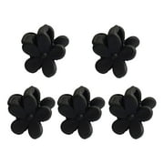 Rinhoo 5PCS Baby Girls Small Hair Claw Cute Candy Color Flower Hair Jaw Clip Children Mini Hairpin