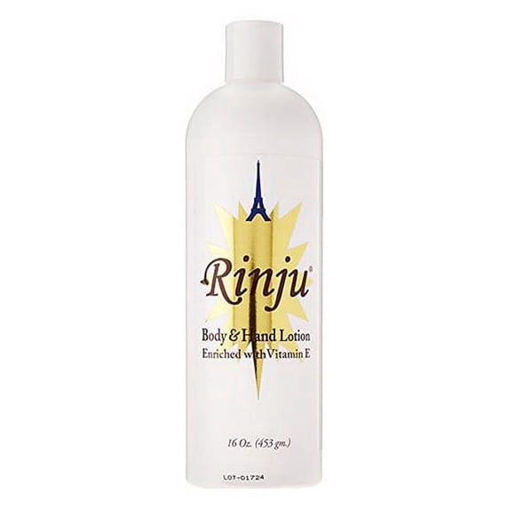 Rinju Body And Hand Lotion Enriched With Vitamin E, 16 Oz, 2 Pack