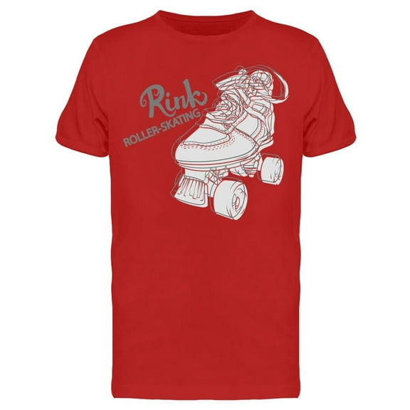 Rink Roller Skating  T-Shirt Men -Image by Shutterstock, Male Large