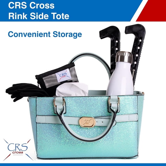 Rink Side Tote - Ice Skating Accessory Bag for Figure Skating, Roller, Inline Skaters, Dance, Cheer, and Tennis Players
