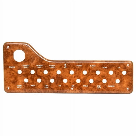 Rinker Boat Blank Breaker Panel 206606A | 320 Woodgrain