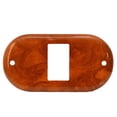 thumbnail image 1 of Rinker Boat Blank Switch Panel 254021 | Woodgrain 4 3/8 X 2 1/4 Inch, 1 of 5