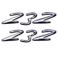thumbnail image 1 of Rinker Boat Brand Decal | 232 Gray White Stickers (Pair), 1 of 1