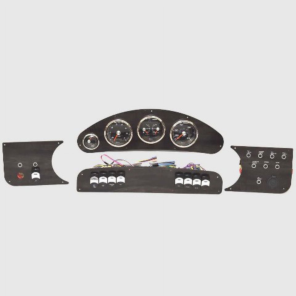 Rinker Boat Dash Panel Kit 2070109 w/ Faria Gauges Woodgrain (4PC