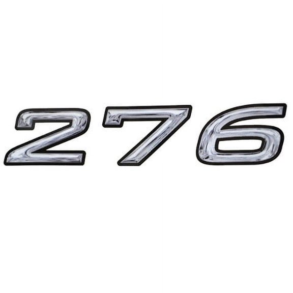 Rinker Boat Decal | Captiva 276 Black Silver 8 3/4 Inch