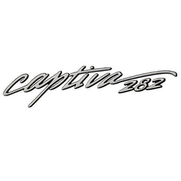 Rinker Boat Decal | Captiva 282 Gray / Black Sticker