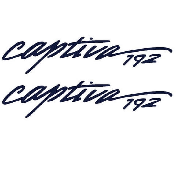 Rinker Boat Decal Sticker | Captiva 192 Navy Blue