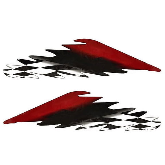 Rinker Boat Decals 218529 | Checkered Flag Stickers (Set of 2)