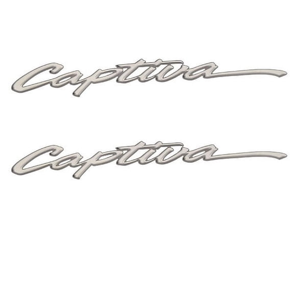 Rinker Boat Decals | Captiva Gray Stickers (Pair)