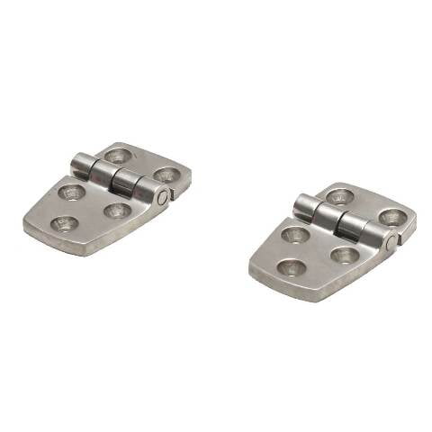 Rinker Boat Door Hinges 224135 | 2 3/8 x 1 1/2 Inch SS (Pair)