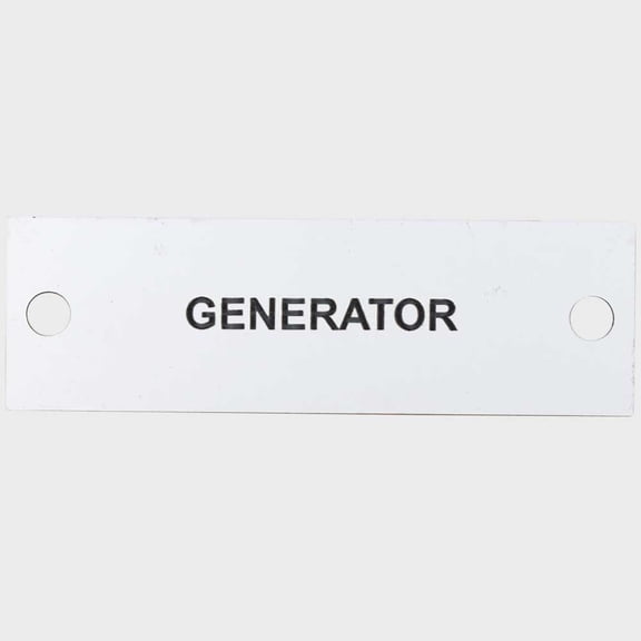 Rinker Boat Generator Tag | Emblem / Decal
