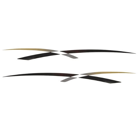Rinker Boat Graphic Decal VS811801-05-BLK | Captiva 50 Inch (Set of 2)