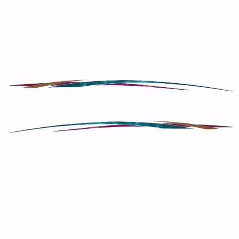 Rinker Boat Graphic Decals 218351 | 232 Captiva Stickers (Set of 2)