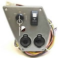 thumbnail image 1 of Rinker Boat Ignition Switch Panel 206597BA | 262 Plastic Silver, 1 of 3