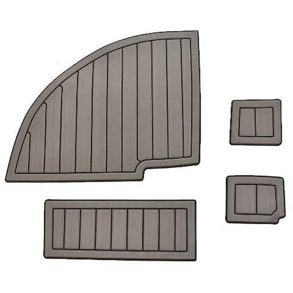 Rinker Boat Non-Skid Mats | 2018 236CC Port Dash Steps Gray Black (Set of 4)