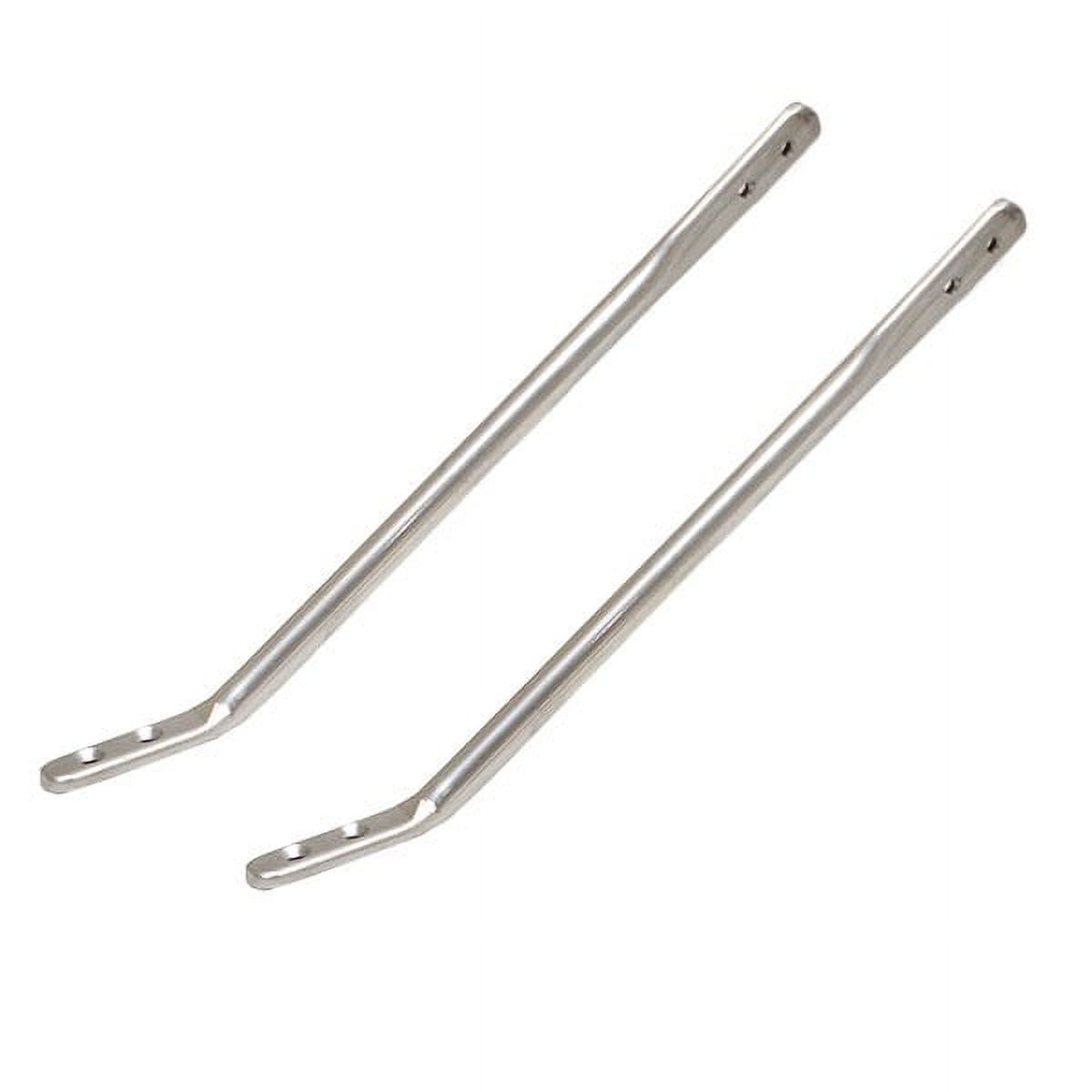 Rinker Boat Windshield Mounting Brackets 11 3/4 x 5/8 Inch SS (Pair)