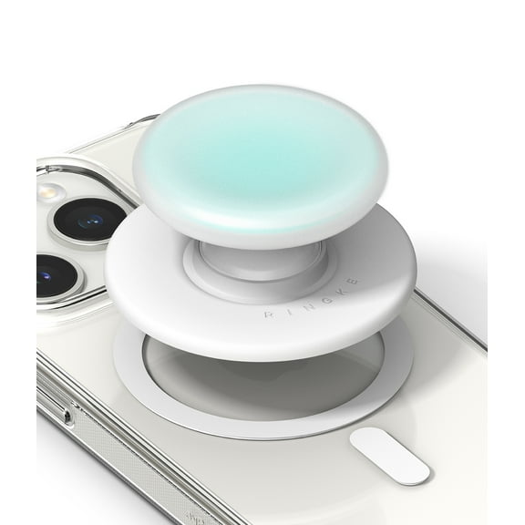 Rinkge [Tok Magnetic] Universal Popping Socket Durable Soft Good Grip MagSafe Phone Holder Stand