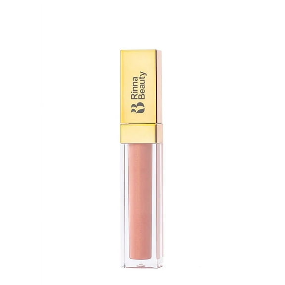 Rinna Beauty Long-Lasting Lip Plumping Lip Gloss, Lifes a Peach