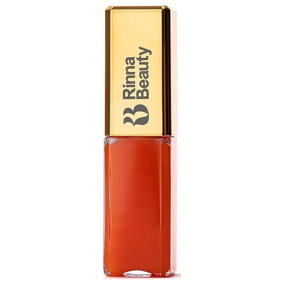 Rinna Beauty Larger Than Life Plumping Lip Gloss with Plumping Peptide, Sunset, Single Piece