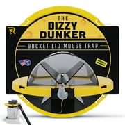 RinneTraps Dizzy Dunker Humane Mouse Trap Made in the USA Bucket Lid 1 Pack
