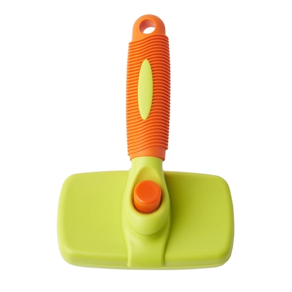 Rinse Ace Self-Cleaning Retractable Dog and Pet Brush, Small