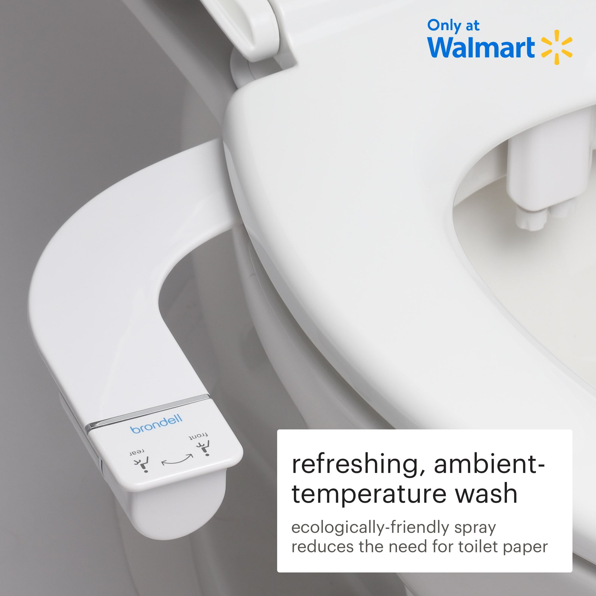 Brondell Rinslet Dual Nozzle Ambient Temperature Bidet Attachment