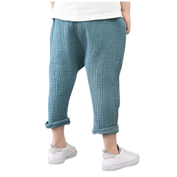 Rinsvye Girl Solid Harem Child Pant Boy Toddler Pyjamas Baby Pleated Boys Pants Mens Slippers Size 8 Kids Slippers Boys Size 1 Slippers For Toddler Kids Animal Slippers Spiky Slippers Vehicle Sli
