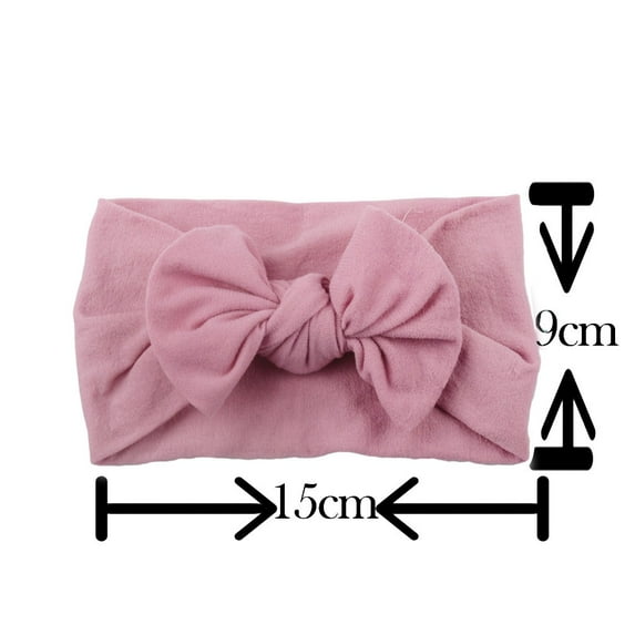 Rinsvye Girls Baby Toddler Turban Solid Headband Hair Band Bow Accessories Headwear Baby Nursery Diaper Changing Pad Cover Changing Mat Cover Changing Table Cover Cute Bonnets Baby Girl Bottles Pregn