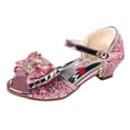 thumbnail image 1 of Rinsvye Girls Sandals Princess Shoes Shoes Toddler Size 8 Fish Mouth Open Toe Sneaker Size 1 Flower Shoes Hollow Flower High Top Baby Shoes Shoes Sandals Soft Sole Toddler Girl Tennis Shoes Size 8 Pr, 1 of 4