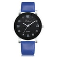 thumbnail image 1 of Rinsvye Leather Quartz Band Women'S Watch Watch Wrist Casual Analog Women'S Watch Faux Roman Quartz Analog Women'S Numerals Watch Leather Women'S Watch Railroad Watches Thin Mens Watch Mens Watches Wi, 1 of 3
